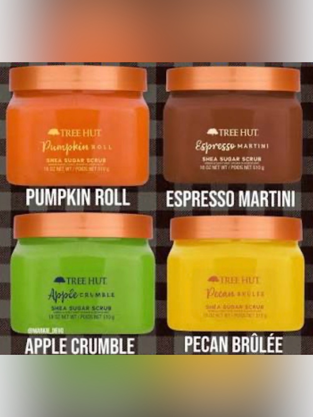 New Tree Hut Sugar Shea Scrubs - Fall Trio